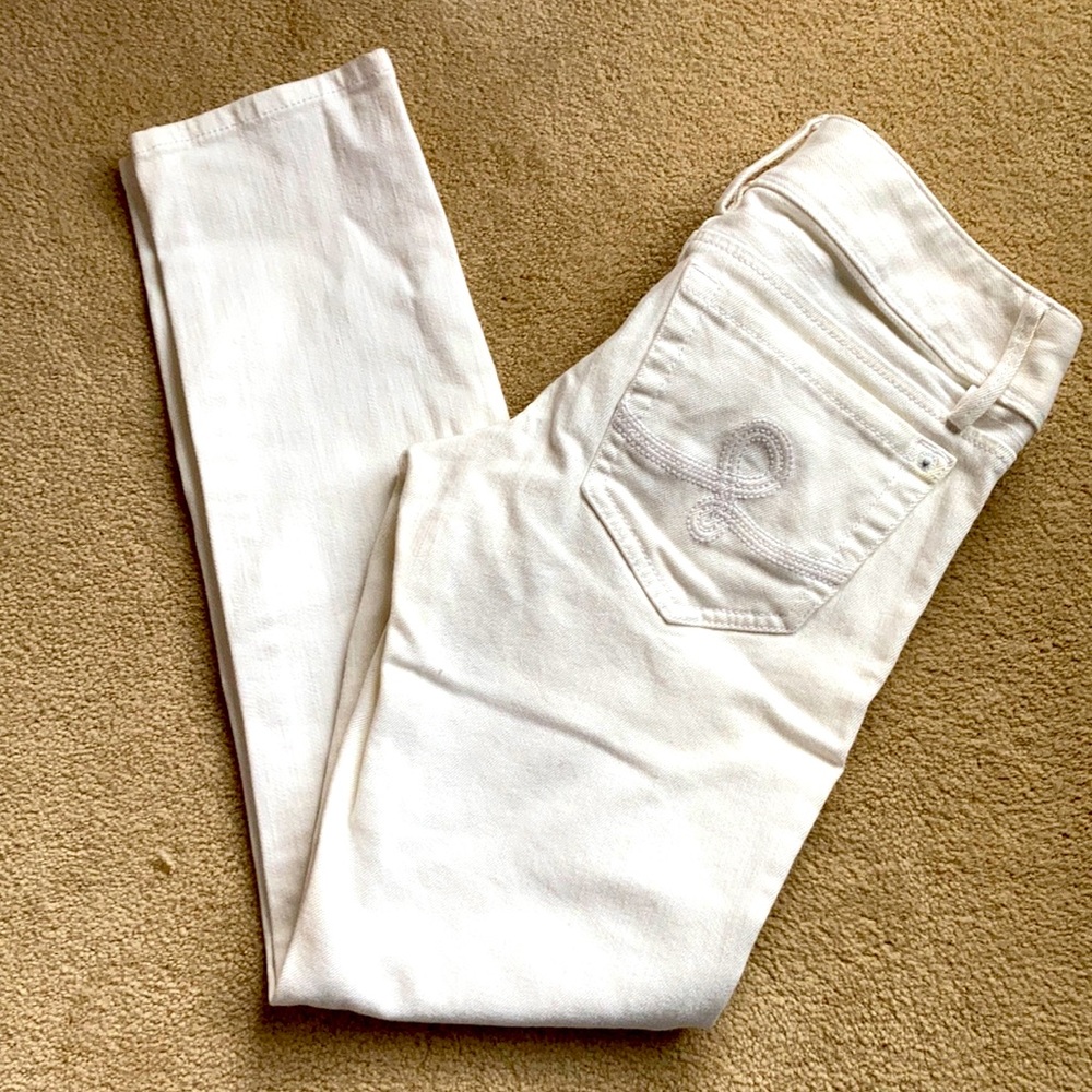 Lilly Pulitzer Worth Skinny Mini White Jean